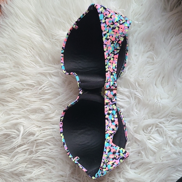 Victoria's Secret Rainbow Strapless Bikini Top 34D - Picture 2 of 5